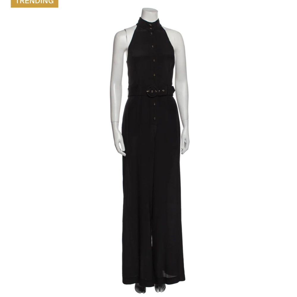 Zimmerman Jumpsuit Silk Mock Neck